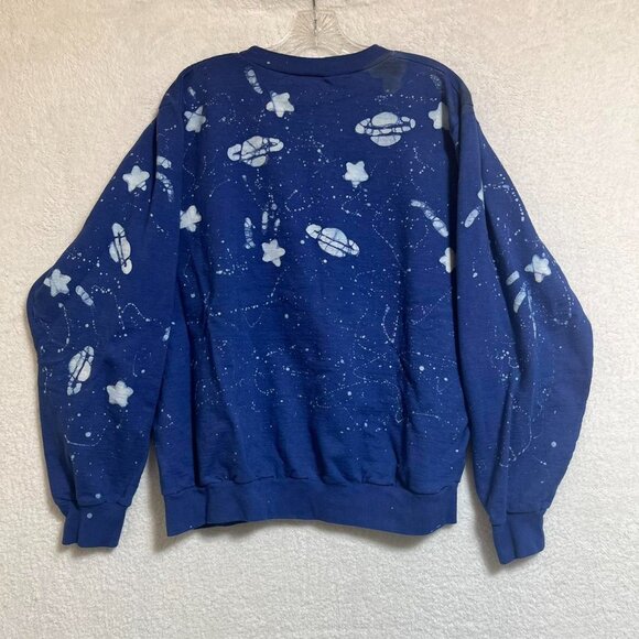 Women's Blue and Navy Sweatshirt - Picture 2 of 7
